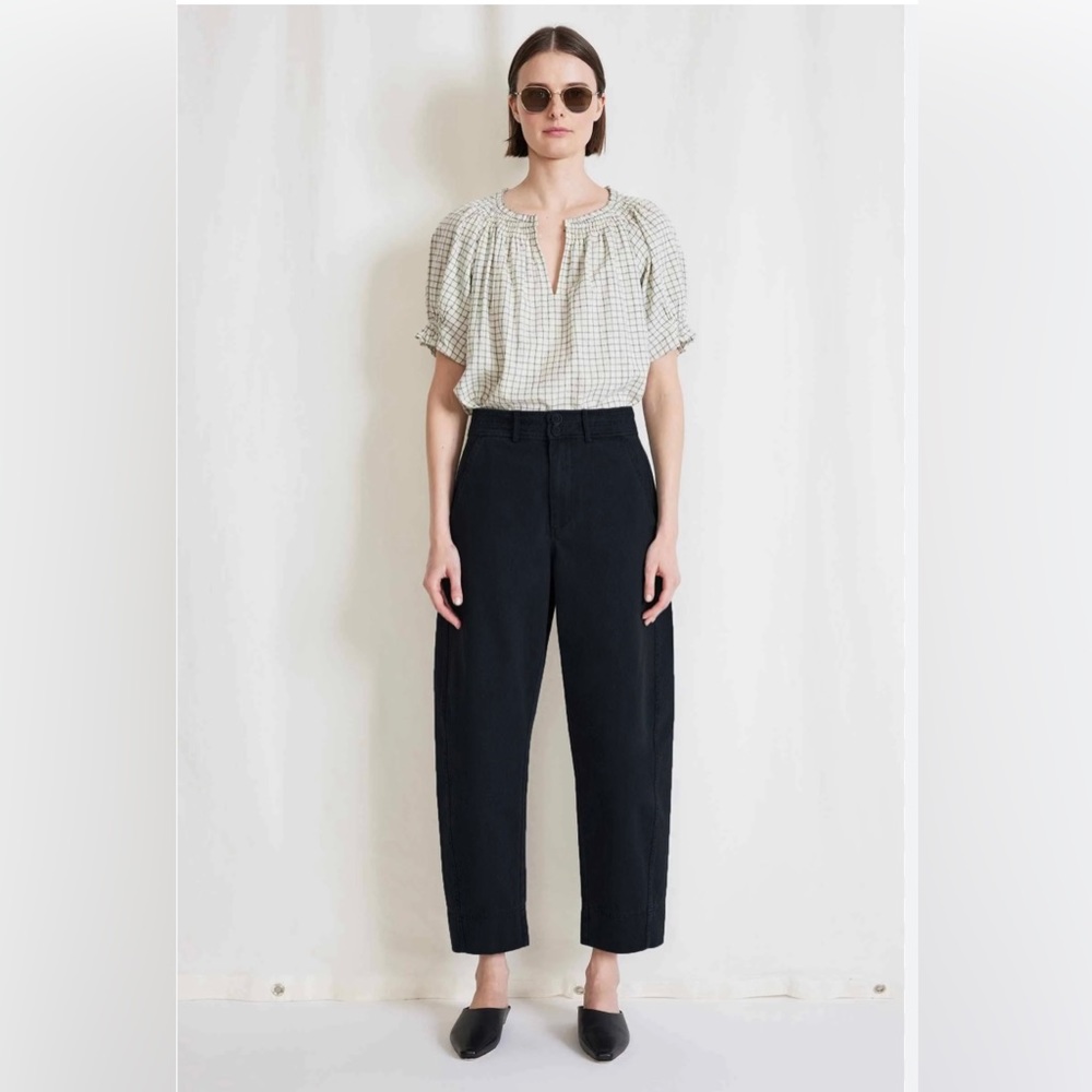 Apice Apart Black Mari Barrel Pant